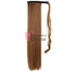 Extensie de par coada cu clema si arici dreapta de 85 cm cod SI66685 Saten Mediu